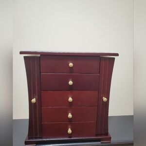 Ms Box American Style High End Wooden Vertical Jewelry Box/storage Box